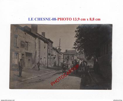 LE CHESNE-PHOTO allemande-GUERRE 14-18-1 WK-FRANCE-08-MILITARIA