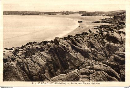 Le Conquet - Plage des Blancs Sablons - CPA