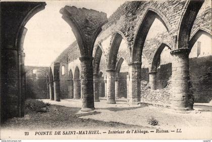 Pointe Saint Mathieu - Ruines de l Abbaye - CPA