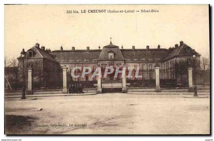 CPA Le Creusot Hotel Dieu
