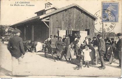 CPA Le Crotoy La Halle aux Poissons