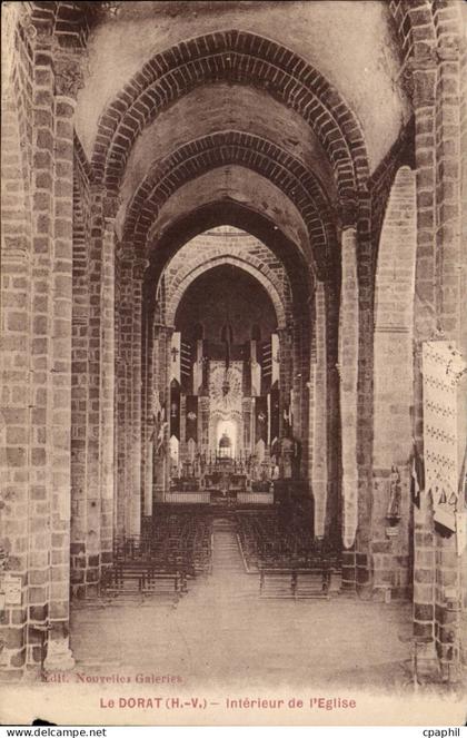 Le Dorat - Interieur de l'Eglise - CPA