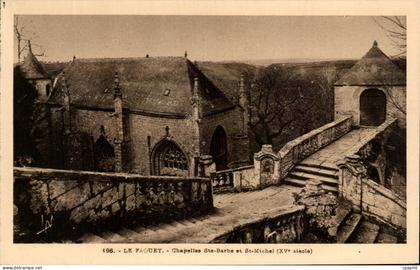 CPA Le Faouet Chapelle St Michel et Vallee de L'Ellee