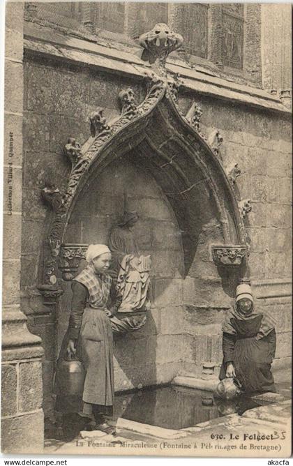 CPA LE FOLGOET Fontaine Miraculeuse (143683)