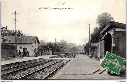 53 LE GENEST - vue de la gare