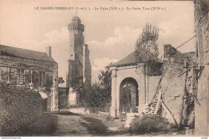 PIE-T. DH-25-2459 : LE GRAND-PRESSIGNY. LE CHATEAU. LE PUITS