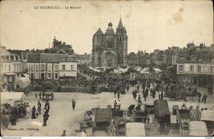 CPA Le Neubourg Le Marche