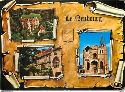 CPM Le Neubourg (Eure) Chateau d'Harcourt Le Vieux Chateau Eglise St Paul