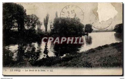 CPA Le Pecq Les bords de la Seine