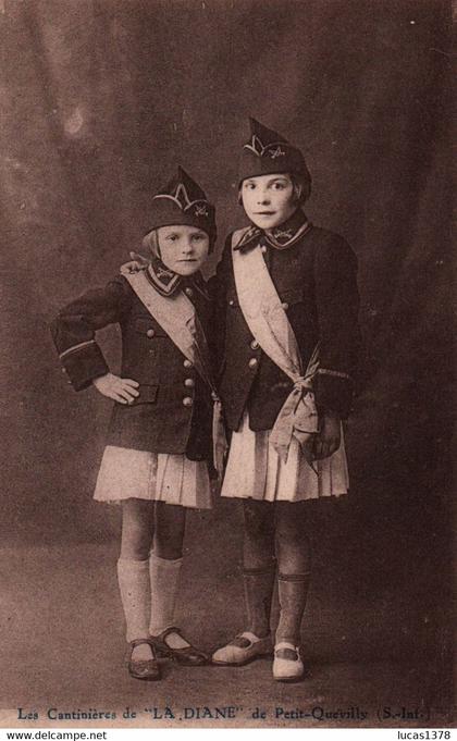 76 / 76-LE PETIT QUEVILLY..LES CANTINIERES DE "LA DIANE" / RARE