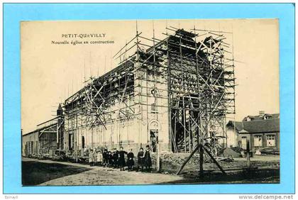 B - 76 - LE PETIT QUEVILLY - nouvelle église en construction - échafaudage