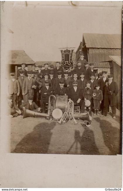 CARTE PHOTO                      LE PETIT QUEVILLY  FANFARE