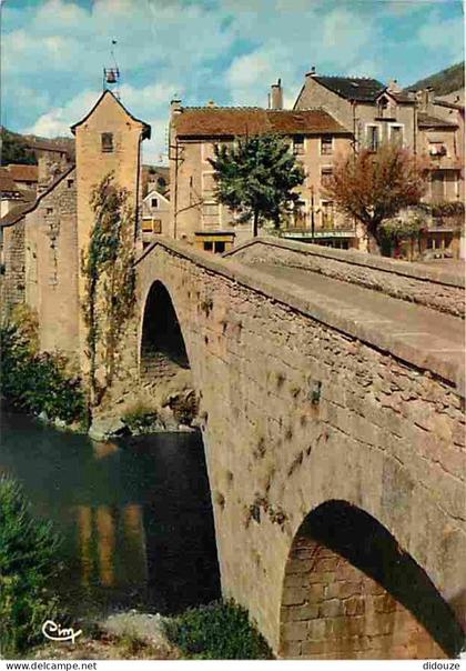48 - Pont de Montvert - Le Pont sur le Tarn et l'horloge - CPM - Voir Scans Recto-Verso