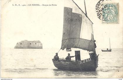 CPA Le Portel Barque de Pêche