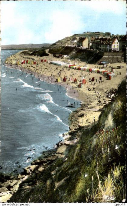 Le Portel - La Falaise - La Plage - CPA