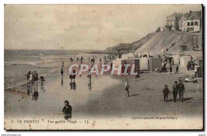Le Portel - Vue sur la Plage - CPA