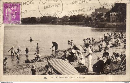 CPA Le Pouliguen La plage