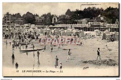 CPA Le Pouliguen La plage
