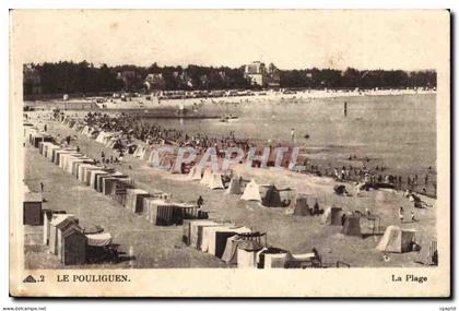Le Pouliguen CPA La plage