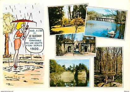 Carte Postale - 59 - Le Quesnoy - Multivues - Dessin Humoristique - CPM - Voir Scans Recto-Verso - Poscard - Carta Posta