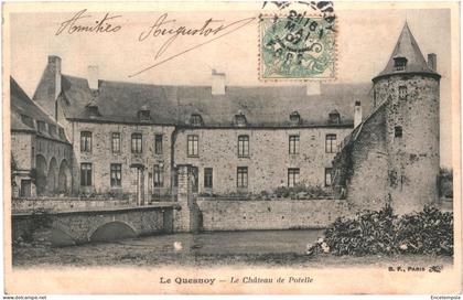 CPA Carte Postale France Le Quesnoy Château de la Potelle 1907 VM78288