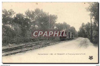 Le Touquet CPA Le tramway dans la foret