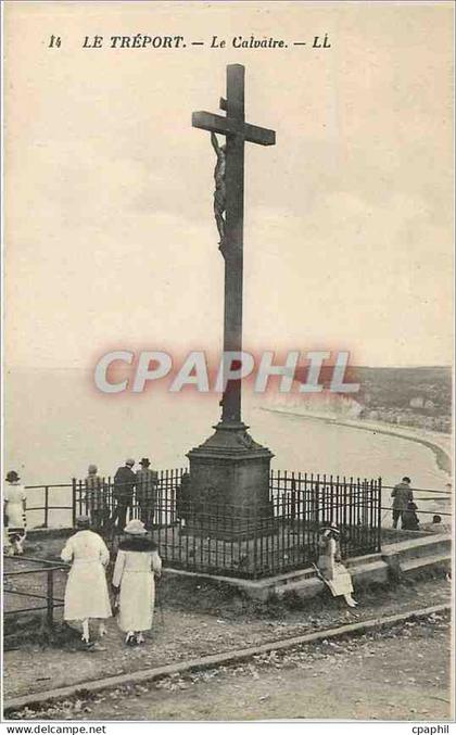 CPA Le Treport - Le calvaire