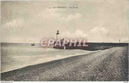 CPA le Treport - le phare