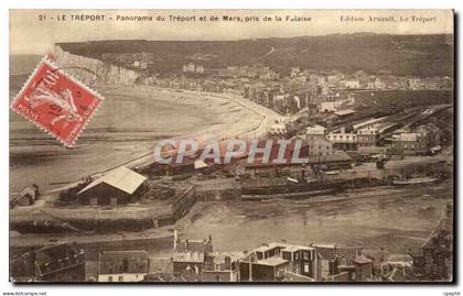 CPA Le Treport Panorama du Treport et de Mers pris de la Falaise