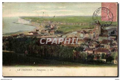Le Treport - Panorama - CPA