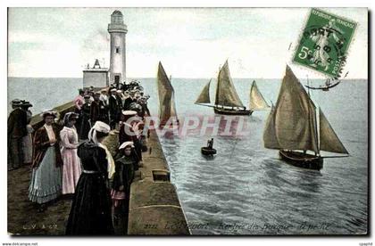 Le Treport - phare - lighthouse - CPA