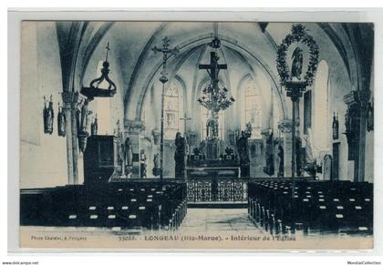 52 LONGEAU INTERIEUR DE L EGLISE