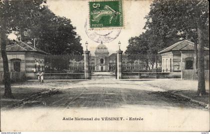 CPA Le Vesinet Asile national Entree