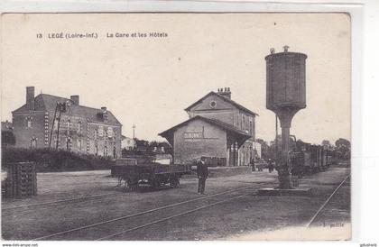 Loire-Atlantique - Legé - la Gare et les Hôtels
