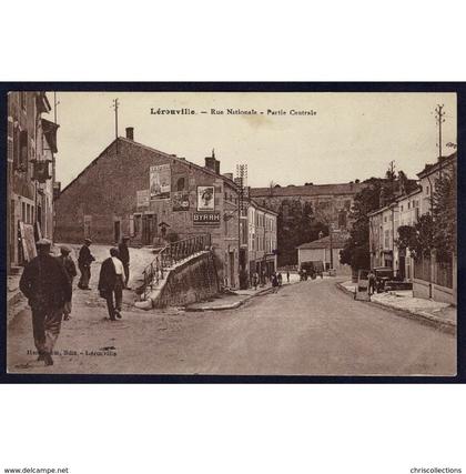 55 - LEROUVILLE (Meuse) - Rue Nationale - Partie Centrale