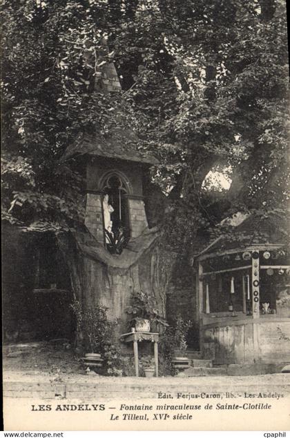 CPA Les Andelys Fontaine Miraculeuse De Sainte Clotilde