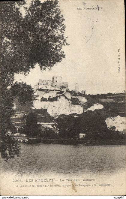 CPA Les Andelys Le Chateau Gaillard