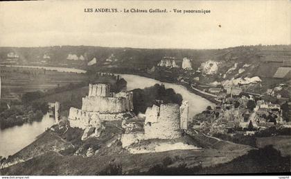 CPA Les Andelys Le Chateau Gaillard Vue Panoramique