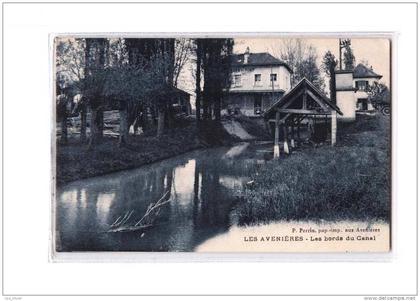 38 LES AVENIERES Bords du Canal, ed Perrin, 192?