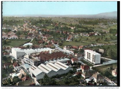 38, LES AVENIERES, VUE GENERALE AERIENNE