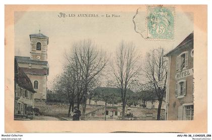 AVUP8-0494-38 - LES AVENIERES - La place