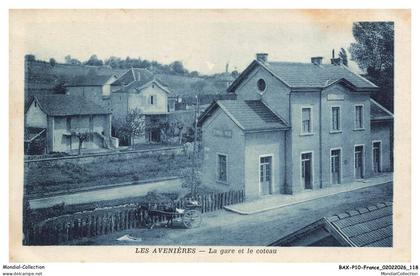 BAXP10-0919-38 - LES AVENIERES - La gare et le coteau