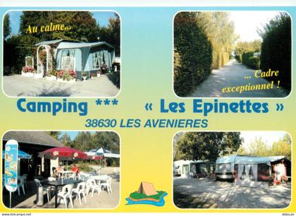 Carte Postale - 38 - Les Avenières - Camping les Epinettes - Multivues - CPM - Carte Neuve - Voir Scans Recto-Verso - Po