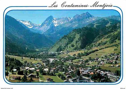 Carte Postale - 74 - Les Contamines Montjoie - Vue Générale aérienne - Le Col du Bonhomme - Les Aiguilles de Penaz - L'A
