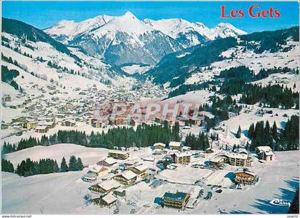 CPM Les Gets Haute Savoie Vue generale aerienne