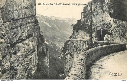 CPA Route des Grands Goulets Drome