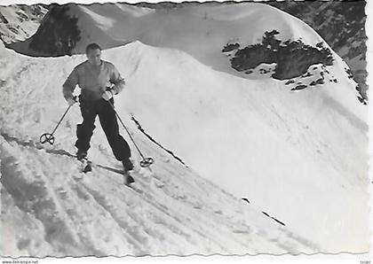 CPSM Les Houches Descente du Mont Lachat