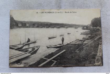 Cpa 1926, Les Mureaux, bords de Seine, Yvelines 78