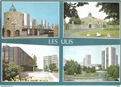 D91 - LES ULIS-DONJON DE L'ESPLANADE DE LA REPUBLIQUE/CHAPELLE MONTJAY/HÔTEL DE VILLE/PLACE DE BERRY-CPSM multivues (4)
