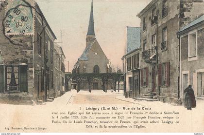 LESIGNY : RUE DE LA CROIX